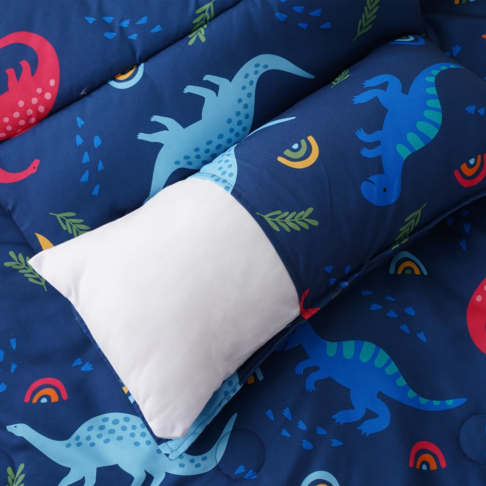 Kids Nap Mat Roll-Up Sleeping Mat for Daycare & Travel - 100% Polyester, Fun Prints for Entryways, Bedrooms and Living Spaces