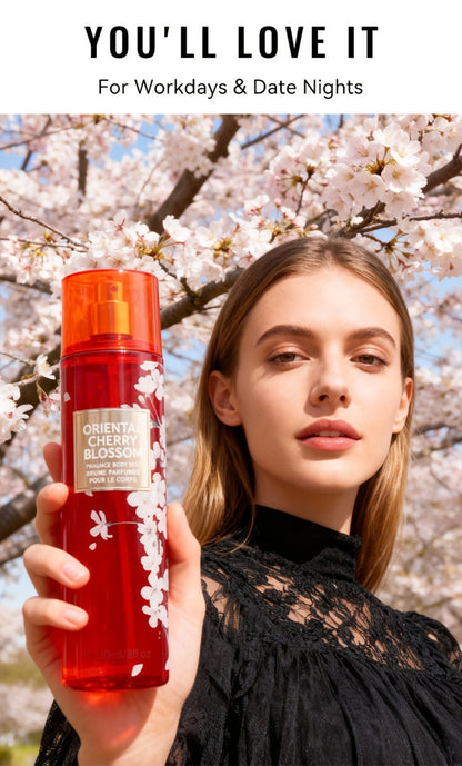 Floral and Fruit Body Mist Spray, 8 fl oz / 236ml in Fourteen Exact Scent Options for External Body Use
