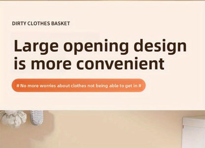 Wall Mounted Laundry Hamper Foldable Oxford Cloth with Lid | Space Saving Clothes Storage Basket for Bedroom Bathroom Living Room | Large