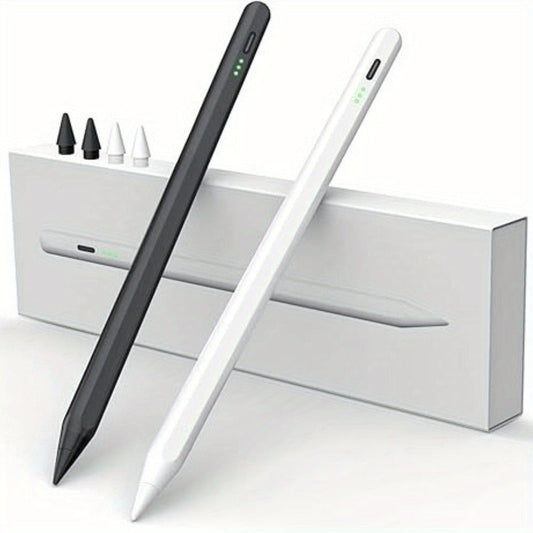 USB-C Rechargeable Stylus Pen with Top Power Button and Single-Pen, Two-Pen or Storage-Bag Bundle Options