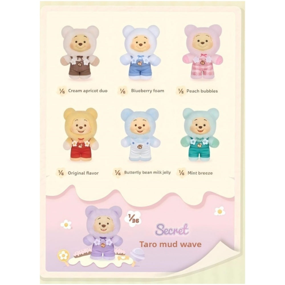 Winnie the Pooh Plush Toy MINISO Disney Candy Series, Licensed Stuffed Animal 1pc Random Style