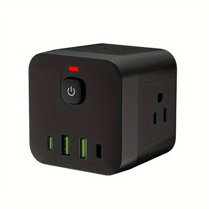 Surge Protector Power Socket 4 Side Outlets 2 USB-A 2 USB-C Overload Protection Power Off Switch for an Everyday Personal Care Routine