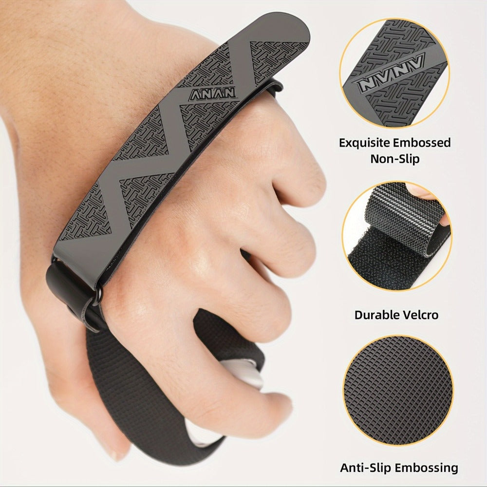 Meta Quest 3 & 3S Controller Grip Cover Silicone Hand Strap Protector – Anti-Throw Knuckle Strap Adjustable Battery Opening VR Controller