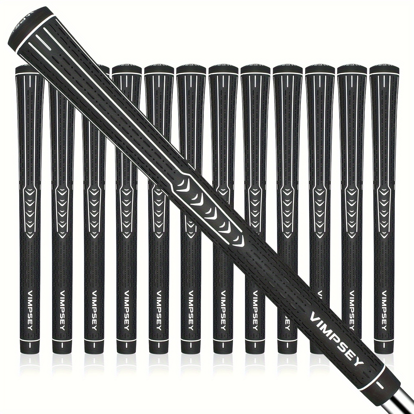 13-Piece Golf Grip Set Standard & Midsize – Rubber Non-Slip Golf Club Grips for Men Women, All Weather Control