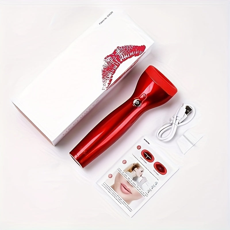 Lip Plumper Electric USB Charging, Silicone Lip Beauty Tool for Fuller Charming Lips for Bath Time, Home Spa and Personal Care