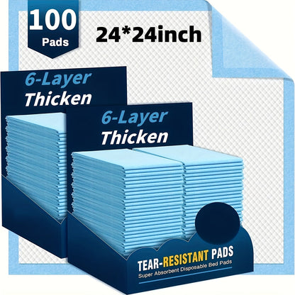 Disposable Underpads for Adults - XXL & XXXL Extra Large Incontinence Bed Pads - Leak-Proof for Entryways, Bedrooms and Living Spaces