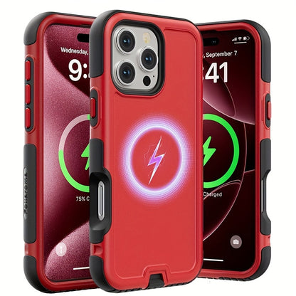 3-Layer Warrior Armor iPhone Case Full Body Shockproof Drop Protection Lining Built-In Dust Plug for an Everyday Personal Care Routine