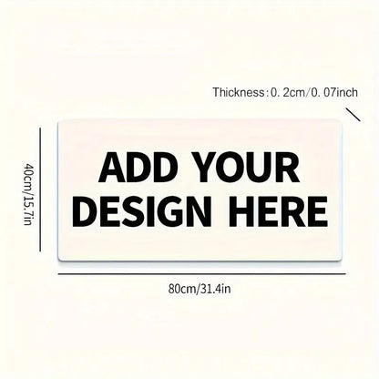 Custom Photo Mouse Pad Large Personalized Desk Mat Print Your Own Image or Text Base Extended for an Everyday Personal Care Routine