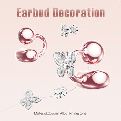 Clip On Wireless Earbuds Open Ear Bluetooth Headphones with Detachable Gemstone Earrings ANC for an Everyday Personal Care Routine