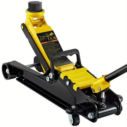 2.5 Ton Low Profile Floor Jack Compact Alloy Steel – Sport Car Lift with Single Cylinder Pump, 3.35–14.96" Lift Range