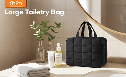 Hanging Travel Toiletry Bag Large Capacity for Full-Size Products Waterproof Cosmetic Organizer with Hook