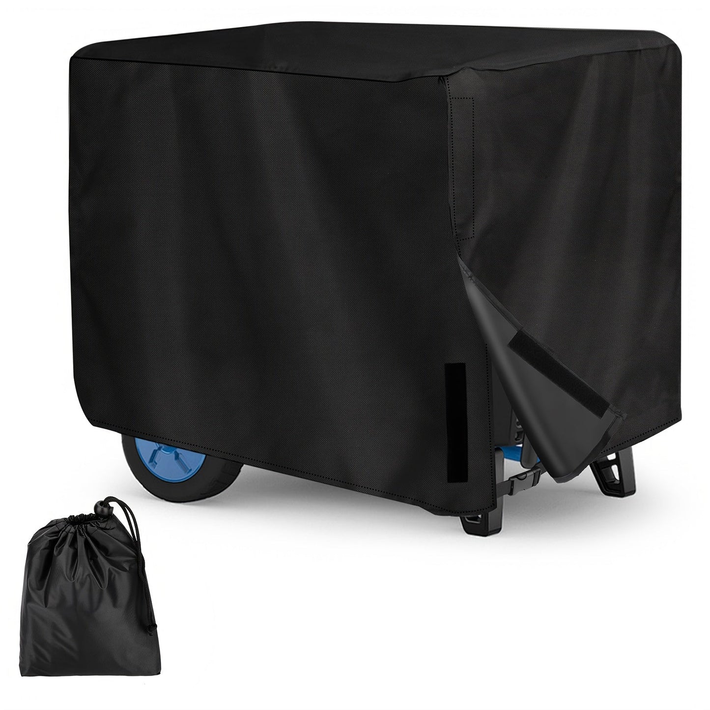 Generator Cover, Oxford Cloth Portable Generator Protector with Elastic Drawstring, UV & Rain Protection