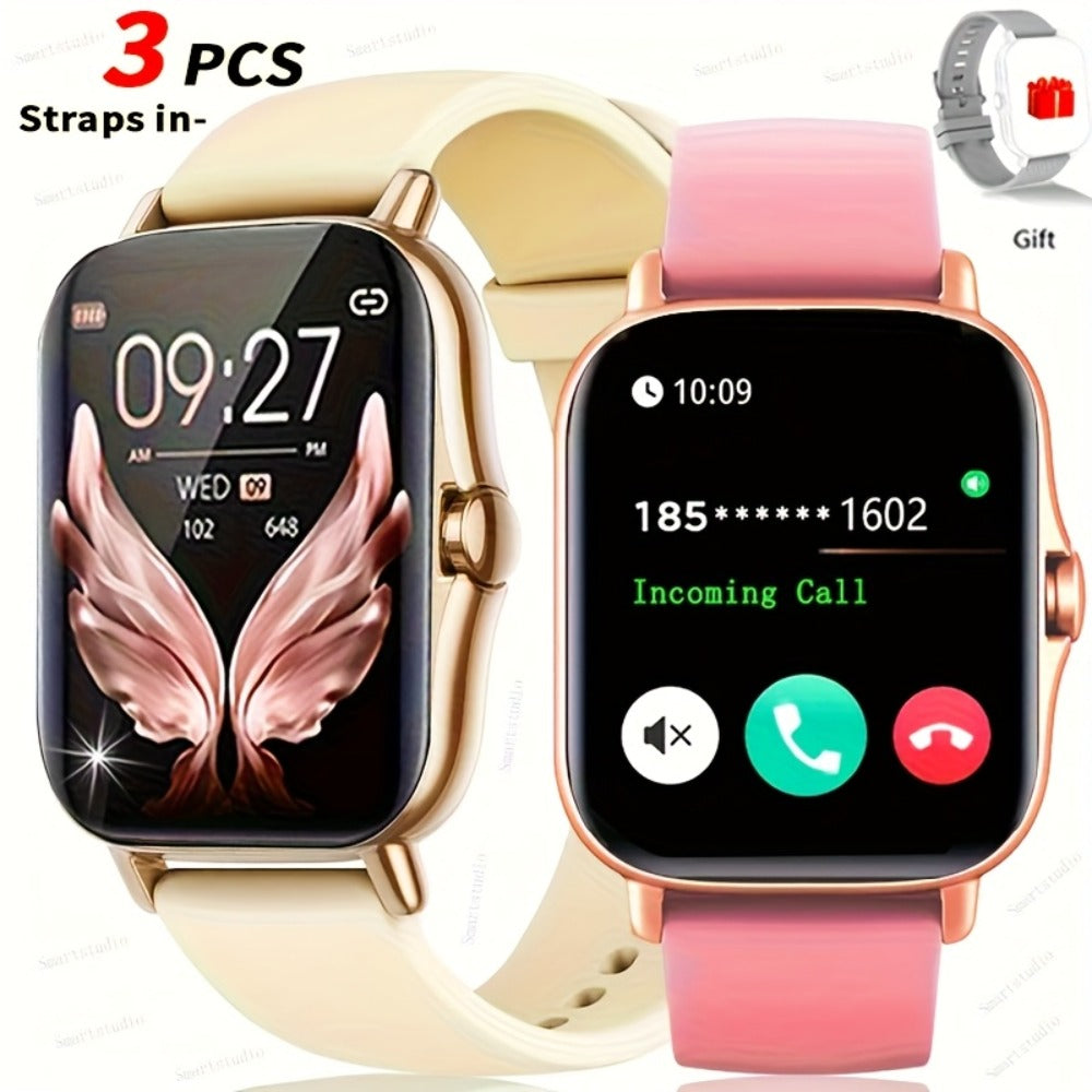 Smartwatch Unisex GPS 1.83" Full Touch – Wireless Calling, Music Playback, Remote Camera Control, Multi-Sport Fitness Tracker, Message