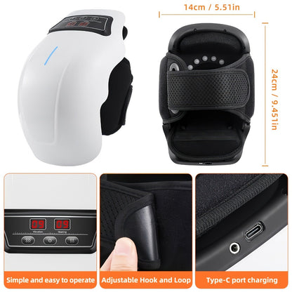 Knee Massager with Heat - 9 Heating Modes & 9 Vibration Speeds for Home or Salon Spa Use, with the Listed Configuration