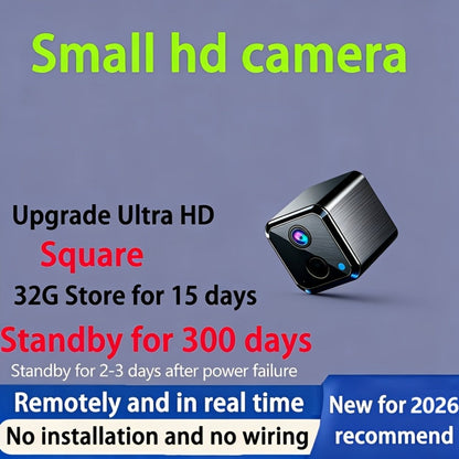 Security Camera Mini 1080P Pan-Tilt Model with Dual-Band WiFi, Infrared Night Vision and Optional 32GB Card Bundles