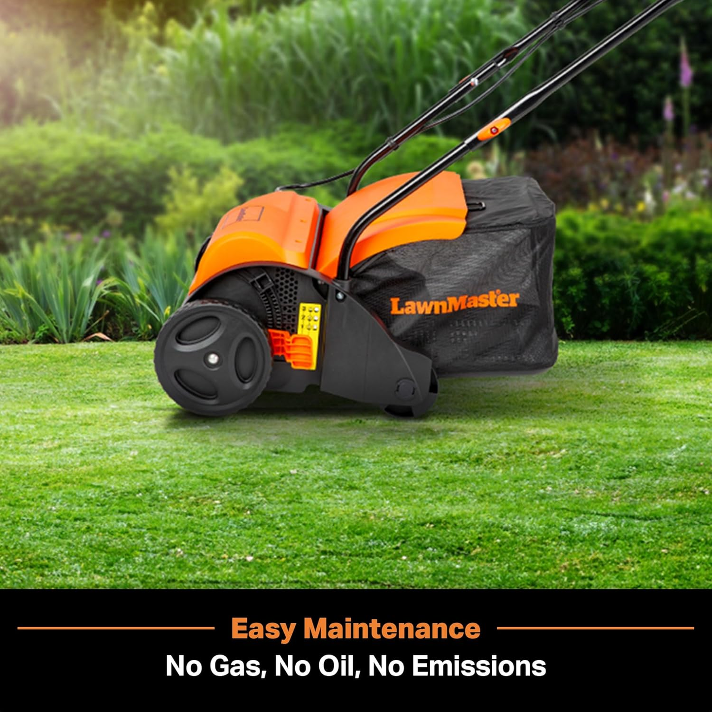 Electric Lawn Scarifier & Dethatcher 13" 12AMP 2-in-1 Aerator, 3400RPM Motor, 19 Cutting Positions