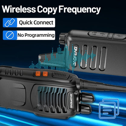 Baofeng Long Range Walkie Talkies for Adults with Earpieces 16 Channel Rechargeable Two Way Radio VOX for a Home Lash Beauty Routine