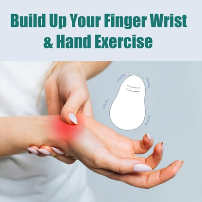 Electric Hand Massager with Vibrating Ball, Multi-Functional Squeeze Therapy Device for Finger Massage