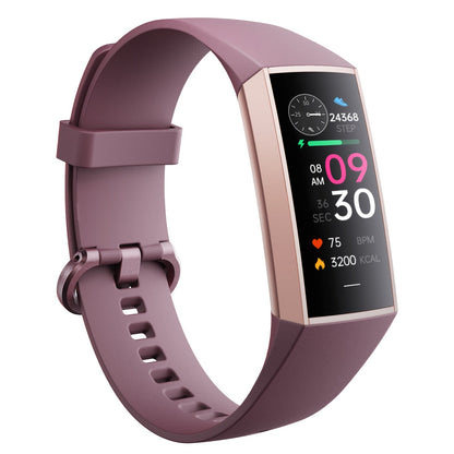AMOLED Smart Band 1.1" Always-On Display, 14-Day Battery Life, 25 Sport Modes, Heart Rate & Sleep Tracker