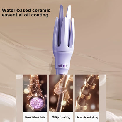 Hair Curler - One Button Electric Rotary Curling Iron with LED Display, 9-Speed Intelligent Temperature Control