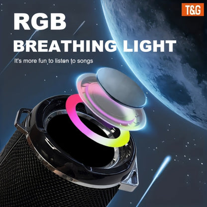 Bluetooth Speaker T&G TG192 with 2400mAh Battery, IPX4 Rating, RGB Breathing Light and Five Color Options