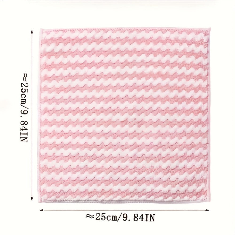 Microfiber Cleaning Cloths 18 Pack Ultra-Fine Fiber Reusable Dishwashing Cloths Knit Texture Multi-Color Assorted for Home Kitchen Dish