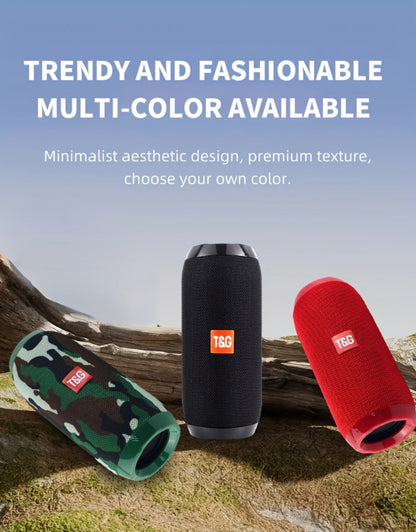 Portable Bluetooth Speaker TG117 with 10W Output, IPX4, 1200mAh Battery, 33ft Range and Mic