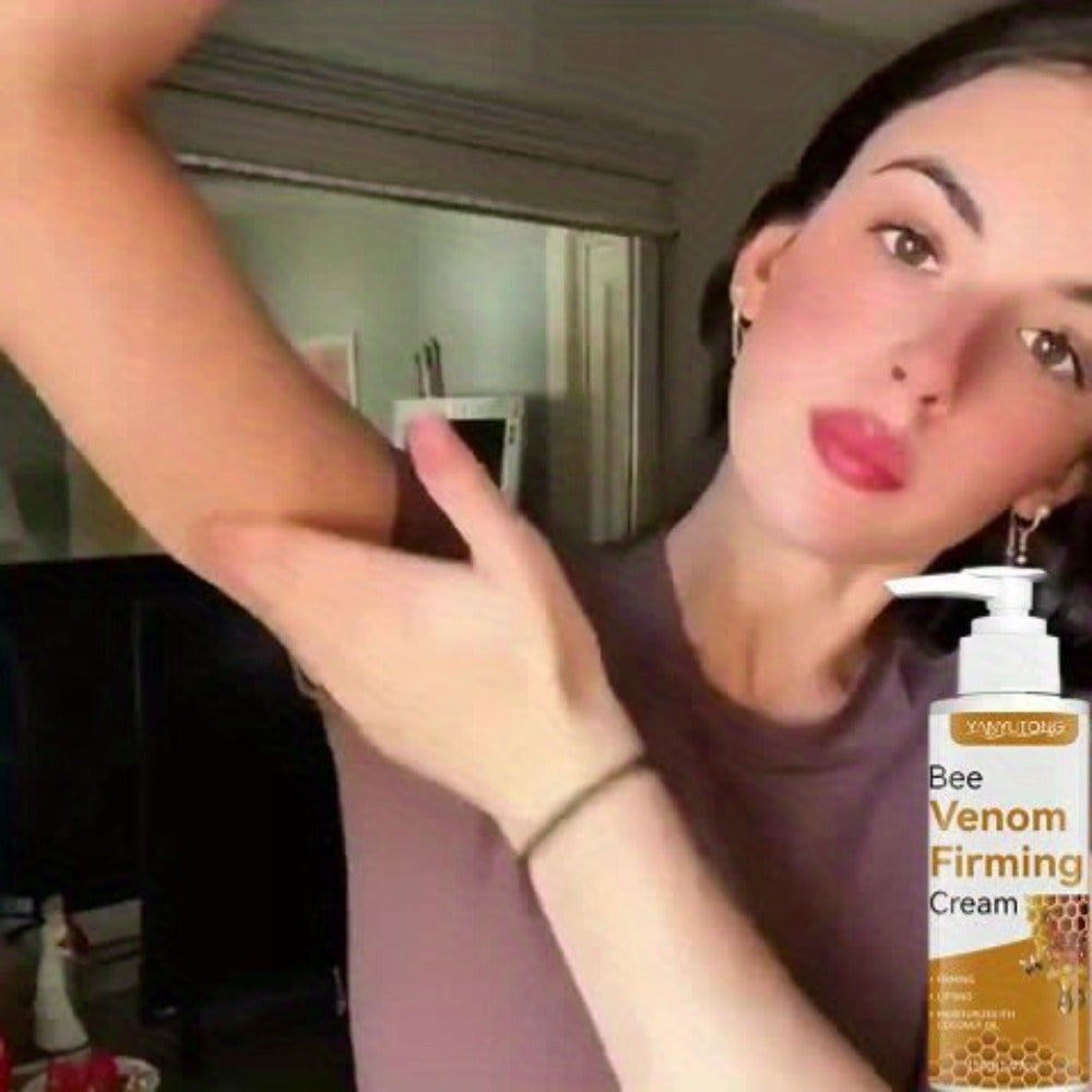 Bee Venom Collagen Firming & Lifting Body Cream 150g – Natural Skin Tightening Sculpting Moisturizer for Face, Arms, Thighs