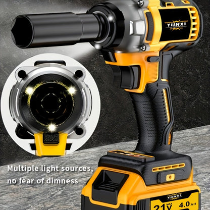 Cordless Impact Wrench Set with Charger Lithium-Ion Portable Electric Wrench Quick Charge for Home for Home, Garage and DIY Projects