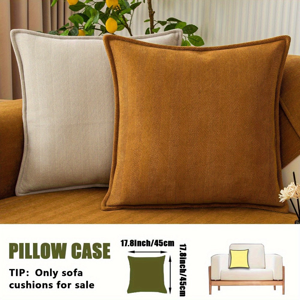 Sofa Cover Ribbed Chenille Stretch Panels for 1 to 4 Seats, Armrests or Cushions with Model-Specific Size and Color Options