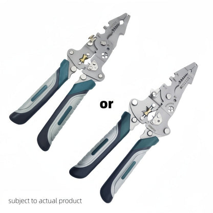 18-in-1 High-Carbon-Steel Folding Wire Stripping Pliers with Cutter, Crimper and Puller for Electrical DIY