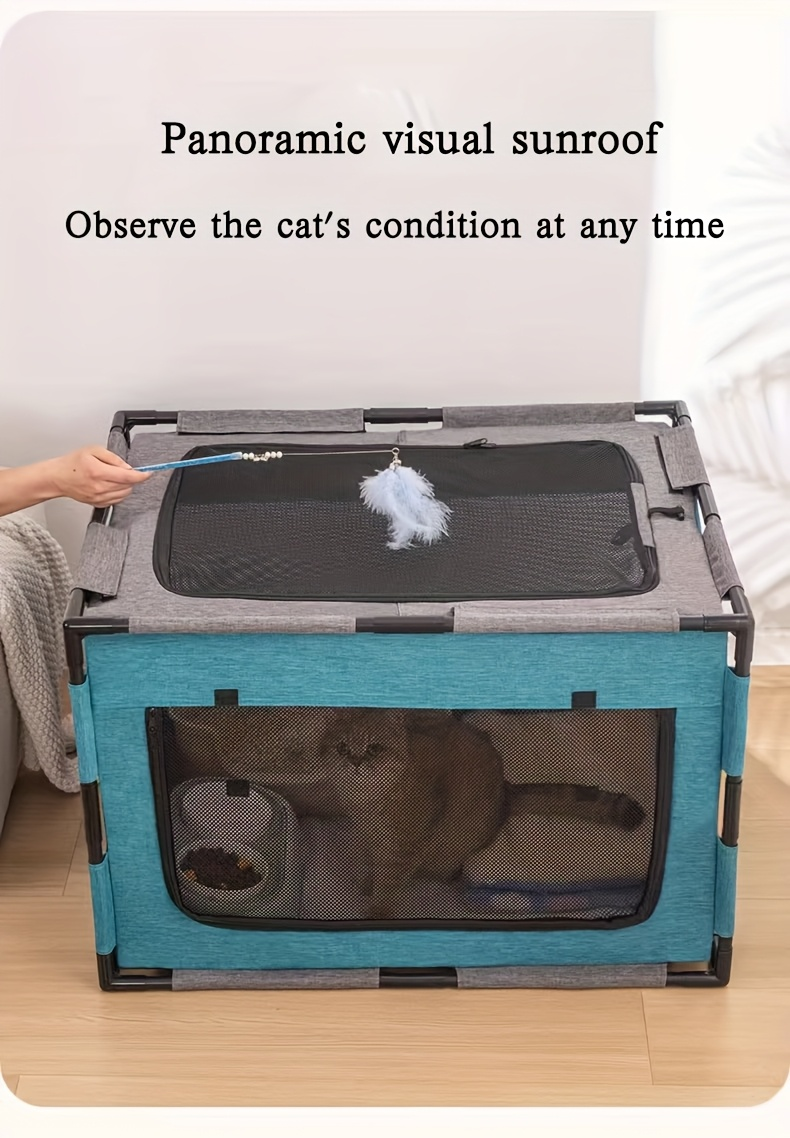 Plastic Pet Whelping Box & Indoor Playpen for Cats, Dogs, Kittens & Puppies, Assembleable, Ventilated