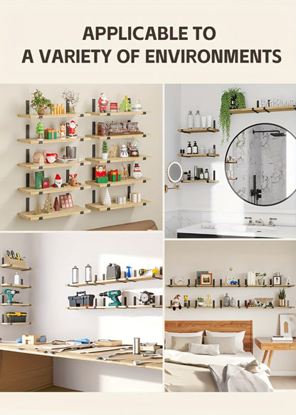 Floating Shelves for Wall 10 Pack 15.8x5.9 Inch Wall Mounted Shelf for Bedroom Kitchen for Home Cooking, Dining and Outdoor Meals