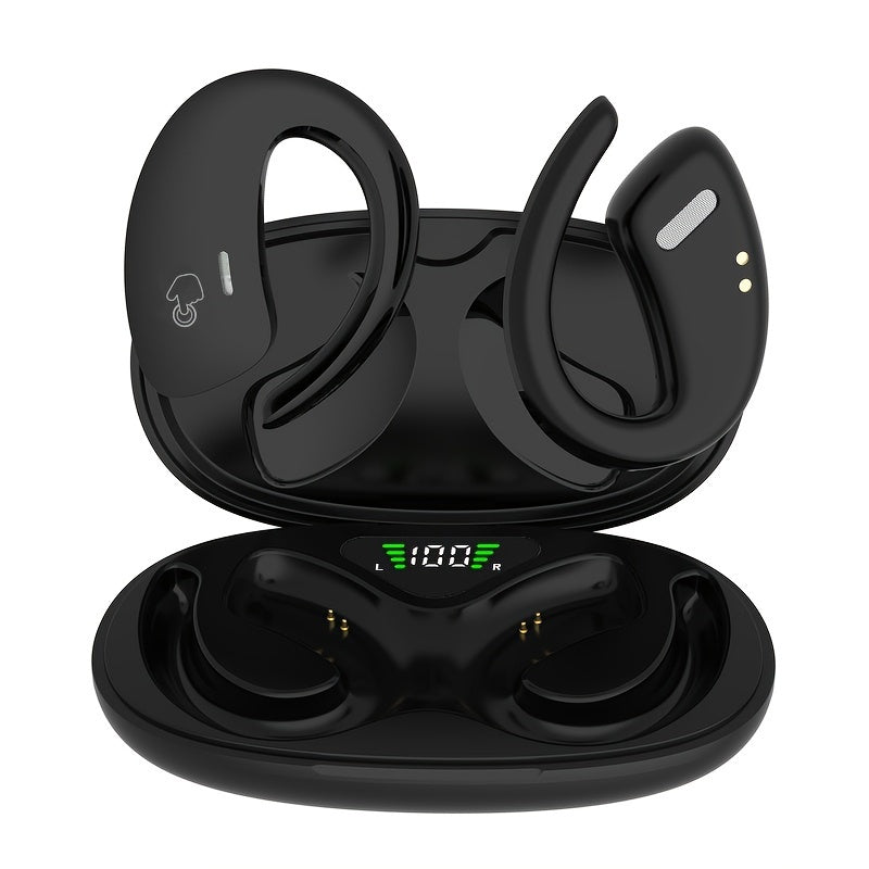 90H Wireless Earphones ENC Noise Cancellation 3D Deep Bass Secure Earhook Sport Running Earbuds for an Everyday Personal Care Routine