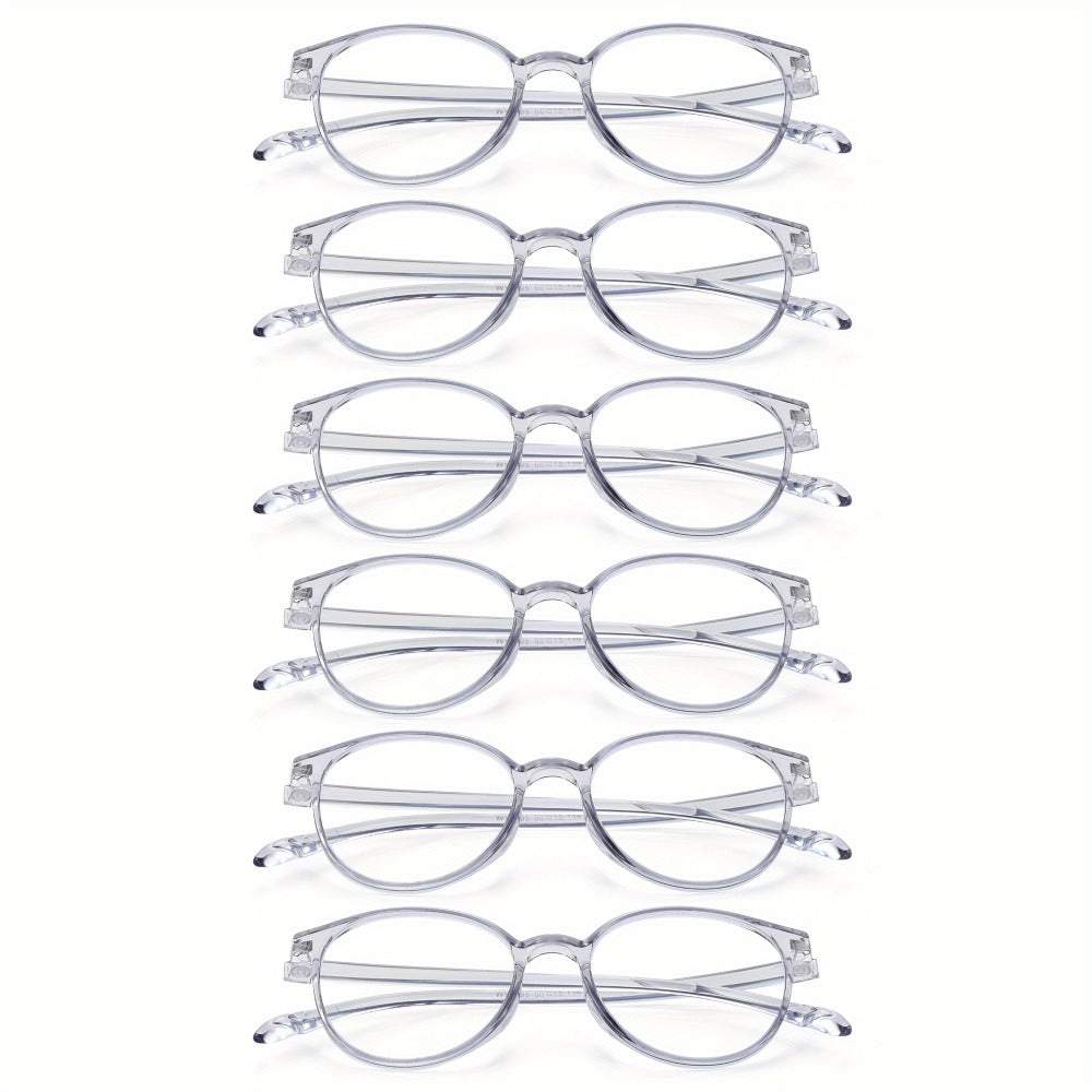 Reading Glasses – Three-Pair Rimless Metal Readers in Multiple Colors and Strengths with Multiple Strength and Color Options
