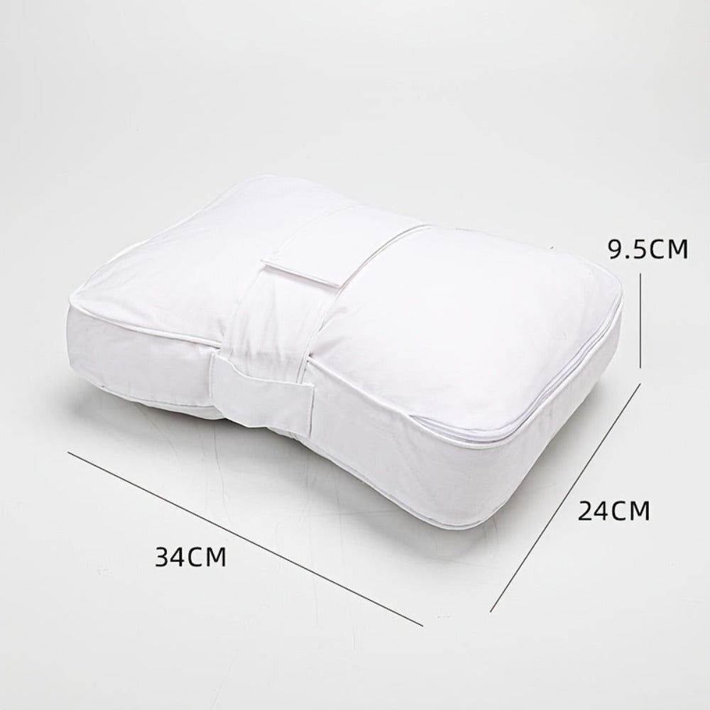 Knee Pillow for Side Sleepers - Memory Foam Leg Pillow with Adjustable Straps for Spine Alignment