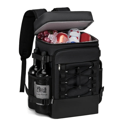 Insulated Cooler Backpack Leakproof Thermal Lunch Bag, Large Capacity Waterproof Cooling Rucksack for Camping, Hiking, Picnic & Beach