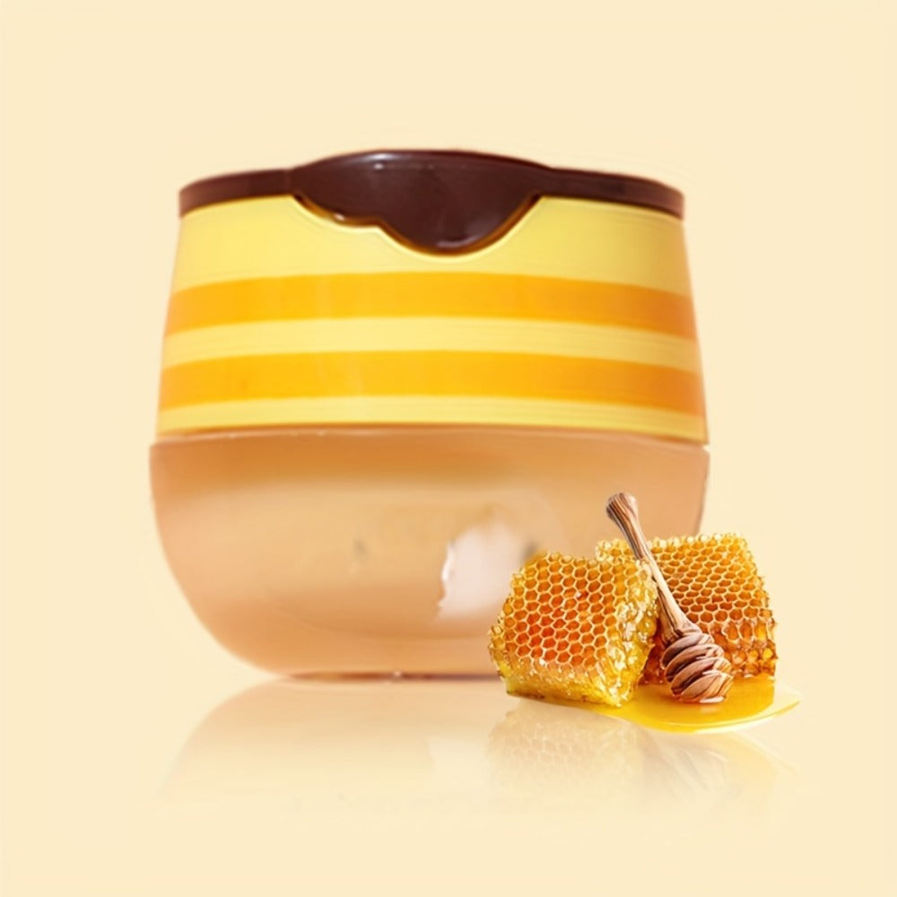 Honey Pot Lip Balm Set 8 Pcs – Propolis & Honey Deep Moisturizing Lip Mask with Applicator Stick, Repairs Dry Chapped Lips