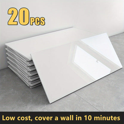 Peel and Stick Marble Wall Tiles – Self-Adhesive Backsplash Panels for Kitchen Bathroom Living Room