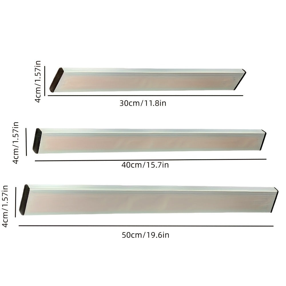 Magnetic Knife Holder Wall Mounted, Stainless Steel Punch-Free Knife Strip Rack for Kitchen, Holds Chef Knife Santoku Bread Knife