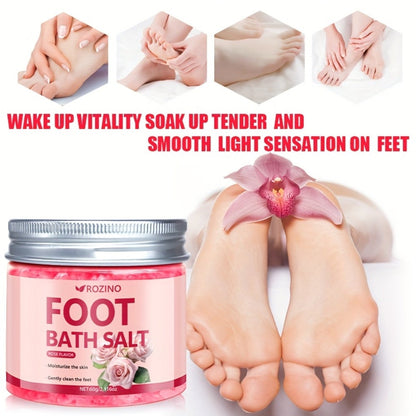 Foot Soak Sea Salt 60g Dry Cracked Heels Hypoallergenic – Moisturizing Mineral Foot Bath Salt 20-Min Relaxing Spa Treatment for Tired Aching