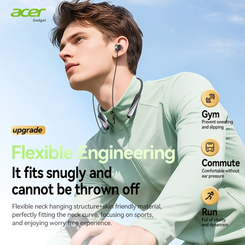Acer TWS Wireless Earbuds Gaming Mode Low Latency, Noise Isolation Stereo Sound USB-C Charging Long Battery Life