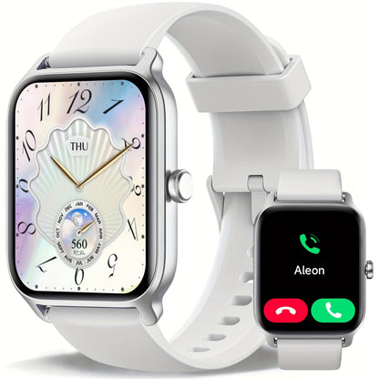 Smartwatch with Built-in Alexa FAWEIO 1.8" HD Touch Screen, Bluetooth Calling, 100+ Sport Modes, Fitness Tracker Heart Rate Sleep