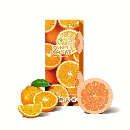 Car Air Freshener 2-Pack Solid Fragrance Jars in Cherry, Lavender, Lime, Rose or Sweet Orange