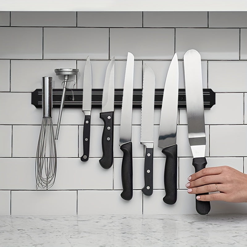 Magnetic Knife Holder Wall Mount 20 Inch – Strong Magnetic Knife Bar Strip for Kitchen, Space-Saving Knife Rack for Knives