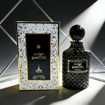 AL FARIS Black Mustang Men Cologne Eau de Parfum 3.38 oz 100ml Dubai Arabian Oriental Fragrance Woody Oud Musk Spray