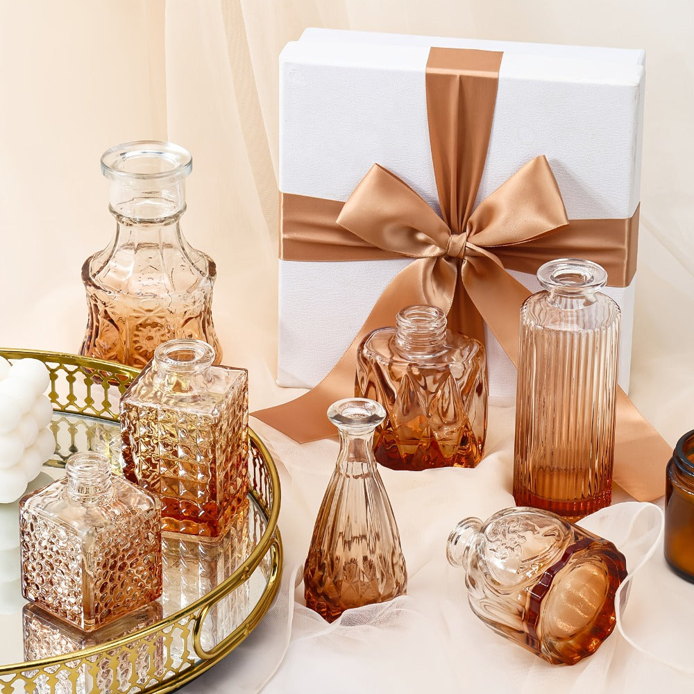 Mini Bud Vases 36pcs – Clear Small Flower Vases for Wedding Centerpieces Birthday Party Anniversary Home Table Decoration