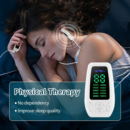 Sleep Aid Device EMS Microcurrent Therapy, Rechargeable Portable Insomnia & Anxiety Reduction Device for Deep Sleep Improvement