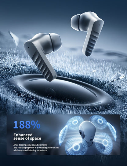 Wireless Earbuds Mini Lightweight In-Ear with ENC Call Processing, Touch Controls and Three Colors