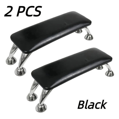 Nail Armrest Hand Pillow Professional Manicure Wrist Rest Cushion for Nail Salon Studio – Soft Hand Rest Support for Nail Tech Pink Black